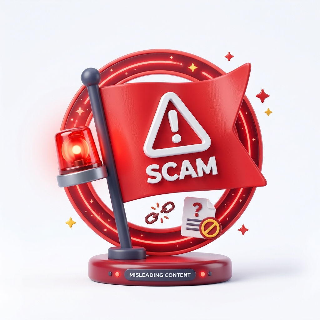 Scam or misleading content